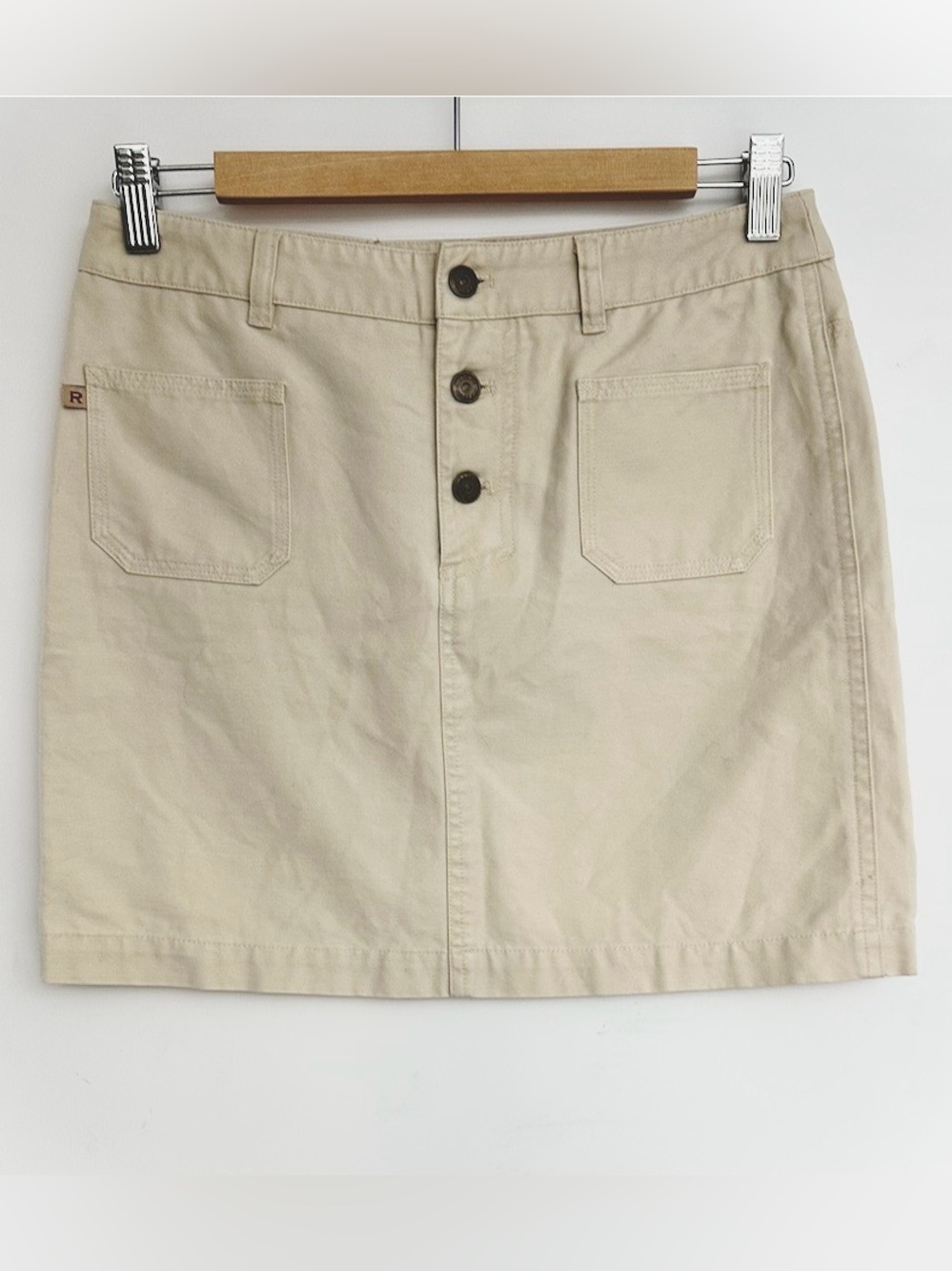 VTG RL Mini Skirt - cream